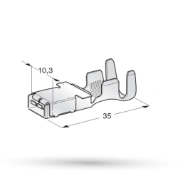 Konektor F800/8-10mm2 żeński